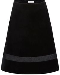 Nina Ricci - Fluwelen Mini-Rok Met Kanten Vlakken - Lyst