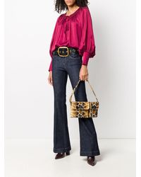 L'Autre Chose Mid-rise Flared Jeans - Blue