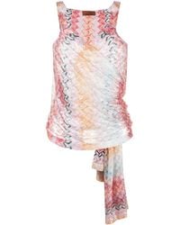 Missoni - Gestricktes Top Mit Knoten - Lyst