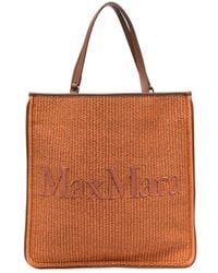 Max Mara - Easybag Raffia Tote Bag - Lyst