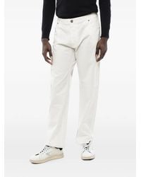 Corneliani - Id Luxury Embroidered Ton-Sur-Ton Jeans - Lyst