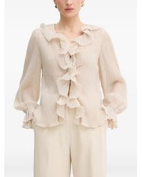 Guess - Ruffled Blouse - Lyst
