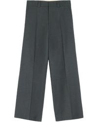 Lemaire - Pleated Twill Trousers - Lyst