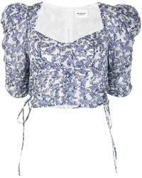 Isabel Marant - Galore Floral-print Cotton Top - Lyst