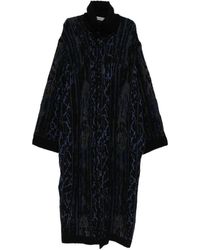 Yohji Yamamoto - Patterned Knit Coat - Lyst