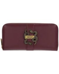Just Cavalli - Iconic Snakes Logo-Plaque Wallet - Lyst