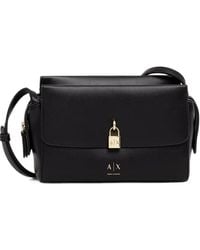 ARMANI EXCHANGE - Sac À Bandoulière À Détail De Cadenas - Lyst