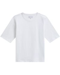 agnès b. - Short-sleeved Cotton T-shirt - Lyst