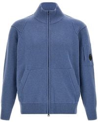 C.P. Company - Cardigan Lens À Fermeture Zippée - Lyst