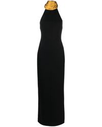 Solace London - Dahlia Crepe Column Gown - Lyst