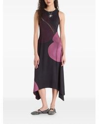 Desigual - Robe Mi-Longue À Fleurs - Lyst
