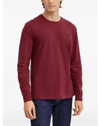 Polo Ralph Lauren - T-Shirt Met Logo En Lange Mouwen - Lyst