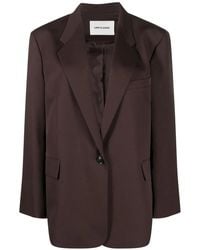 Low Classic - Oversize Single-Breasted Blazer - Lyst