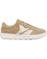 Geox - Spherica Ecub-1 Panelled Lace-Up Sneakers - Lyst