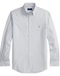 Polo Ralph Lauren - Striped Embroidered Oxford Shirt - Lyst