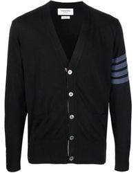 Thom Browne - Bar V-Neck Cardigan - Lyst