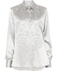 Ermanno Scervino - Camicia Con Ricamo - Lyst