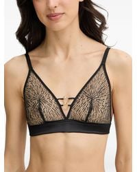 Chantelle - X Spirits Lace-Panel Ring-Detail Bra - Lyst