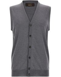 Zanone - V-neck Vest - Lyst