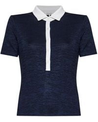 Rag & Bone - Two-Tone Polo Top - Lyst