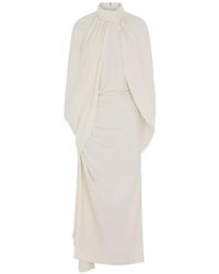 16Arlington - Robe Mi-Longue Dora En Jersey Drapé - Lyst