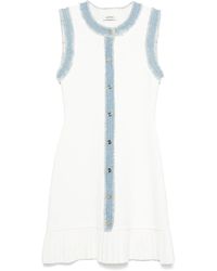 Sandro - Vestido corto de punto - Lyst