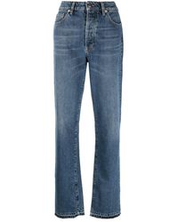 3x1 - Gerade High-Waist-Jeans - Lyst