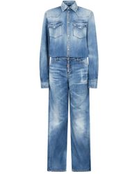 DSquared² - Trucker Jumpsuit - Lyst