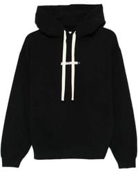 Jil Sander - Hoodie mit Logo-Print - Lyst