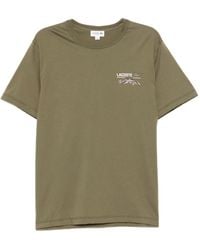 Lacoste - Graphic-Print Cotton T-Shirt - Lyst