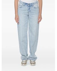 ARMANI EXCHANGE - Logo-Patch Jeans - Lyst