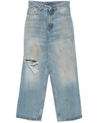 Vetements - Distressed-Effect Five-Pockets Jeans - Lyst