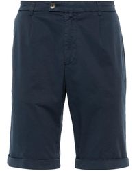 Briglia 1949 - Darted Cotton Bermuda Shorts - Lyst