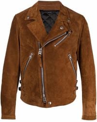 Tom Ford - Double-breasted Biker Jacket - Lyst