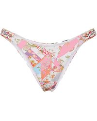CAMILLA - Floral-Pattern Bikini Bottoms - Lyst