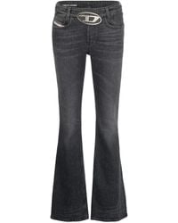 DIESEL - Logo Denim Jeans - Lyst