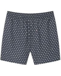 Lacoste - Tennis-Print Shorts - Lyst