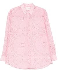 MC2 Saint Barth - Paisley-Print Long-Sleeve Cotton Shirt - Lyst