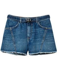 Twinset - Oval T ベルテッド デニムショーツ - Lyst