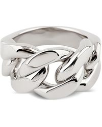 Tom Wood - Dean's Zilveren Ring Met Ketting - Lyst