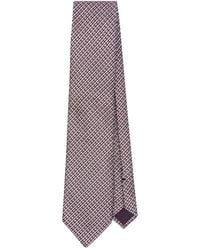 Tom Ford - Stripe-pattern Silk Tie - Lyst
