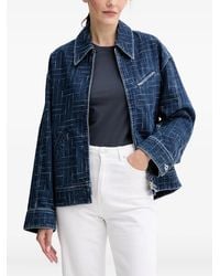 KENZO - Cotton Denim Jacket - Lyst