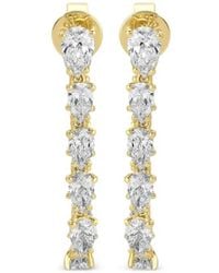 Anita Ko - 18Ct Caro Diamond Drop Earrings - Lyst
