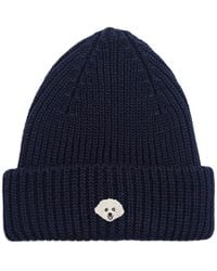 PELO FOUNDATION - Dog-Appliqué Beanie - Lyst