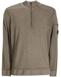C.P. Company - Half-Zip Lens-Pocket Sweater - Lyst
