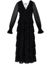 AllSaints - Robe À Volants Superposés - Lyst