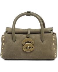Zanellato - Baby Dotta Stud-Embellished Leather Tote Bag - Lyst