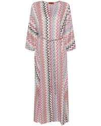 Missoni - Zigzag-Woven Maxi Dress - Lyst