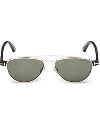 Tom Ford - T-Motif Pilot-Frame Sunglasses - Lyst