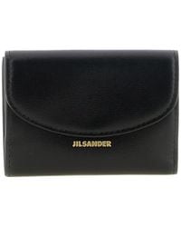 Jil Sander - Cannolo Mini Tri-Fold Wallet - Lyst